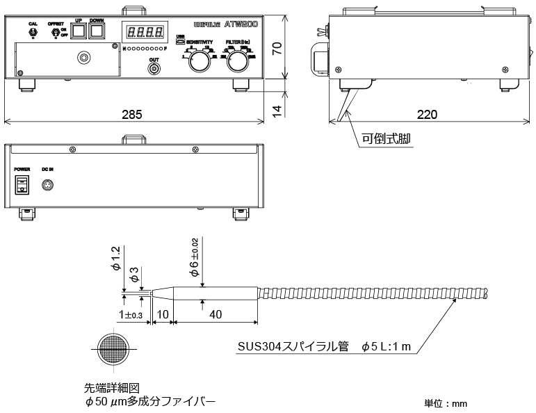 外形寸法図