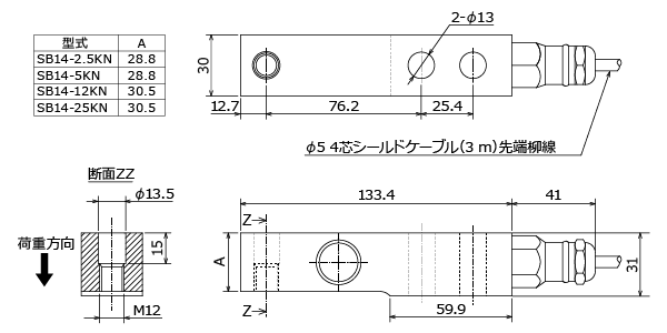 外形寸法図